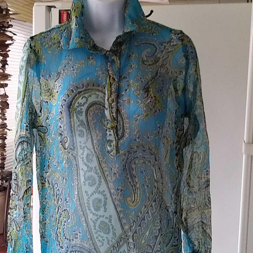 Anukshah sheer cover up /over shirt